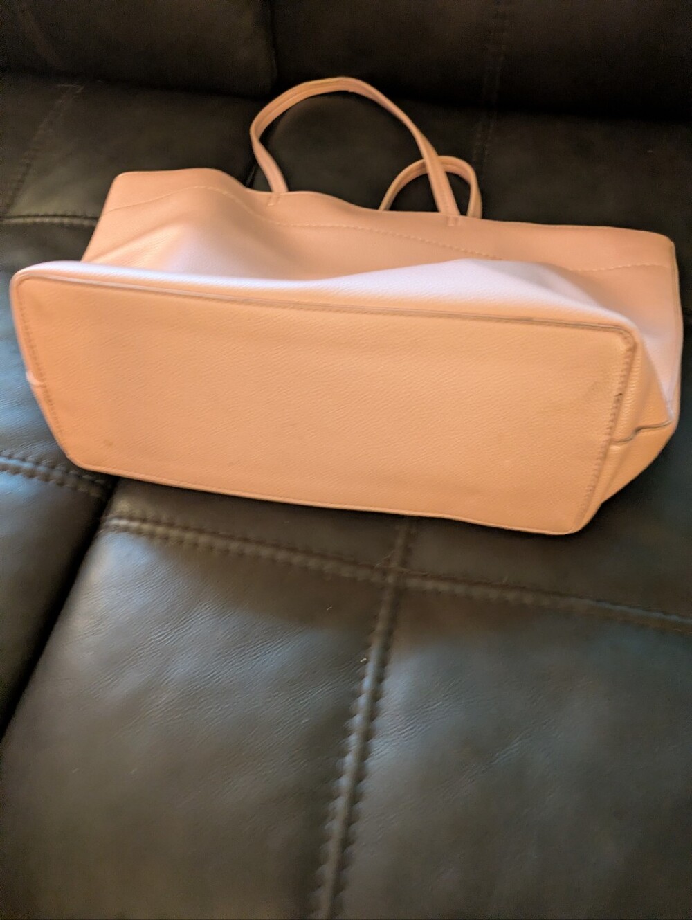 Tory Burch Pink Pebbled Leather Tote - Picture 9 of 9